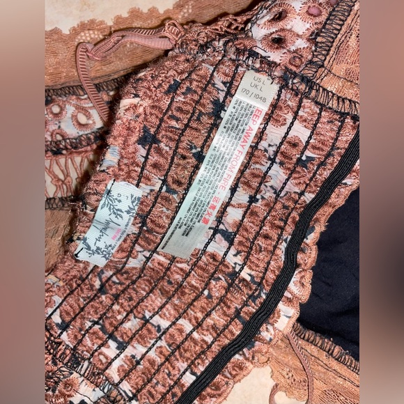 Free People Intimately Bra Bralette Lace Medium M - Picture 11 of 11